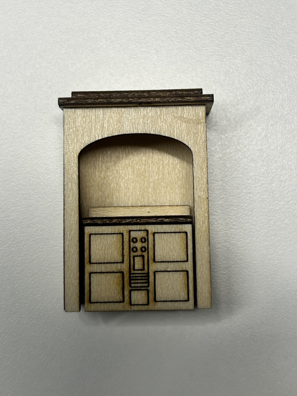 Vintage Cooks Stove Kit (Unscored) 1:48 Quarter Scale