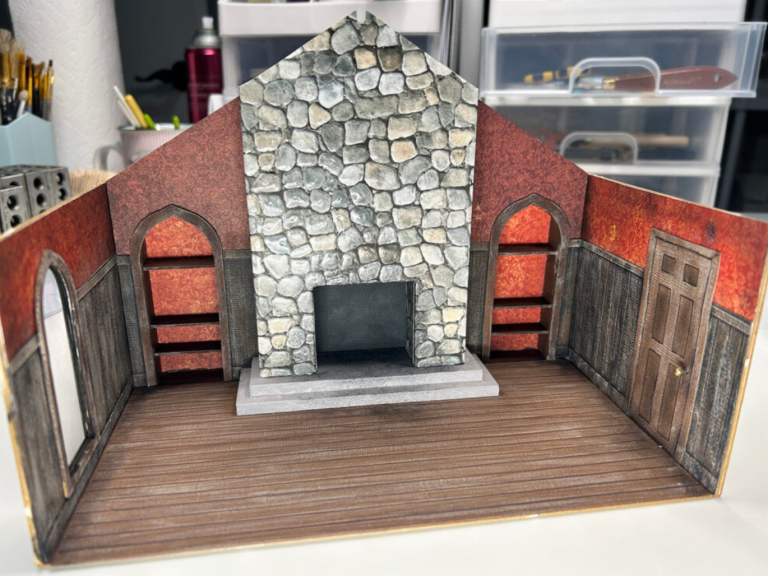 Tutorial: Easy Faux Stone Fireplace