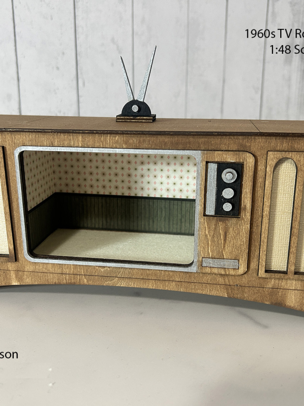 TV Roombox Kit 1:48 Scale