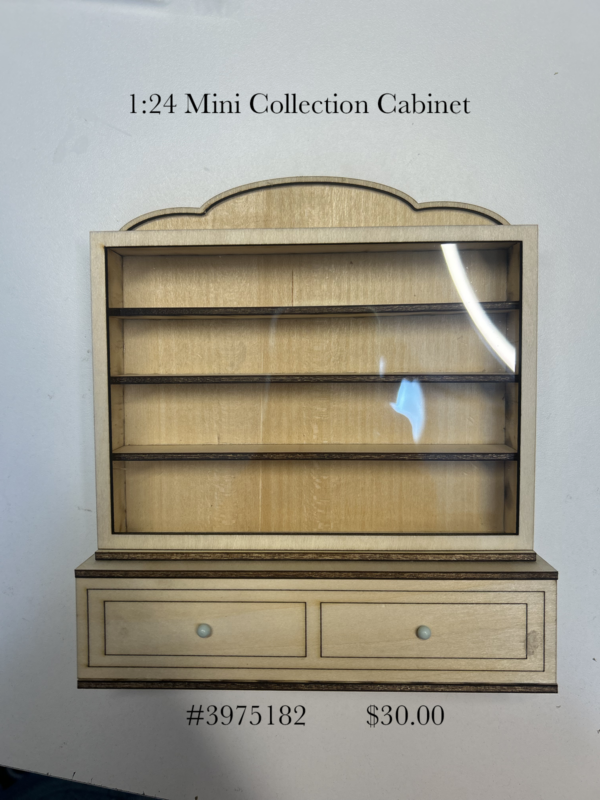 Mini Collection Cabinet 1:24 Scale