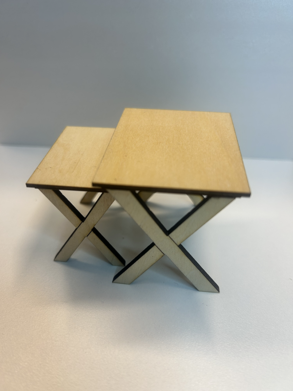 Nesting Table 2pc Kit 1:12 Scale