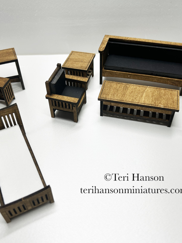 PRE-ORDER 1:24 Craftsman Cabin Furniture Kits